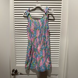 Lilly Pulitzer Girls’ Sundari Romper size L (8 - 10), Looks like a dress!